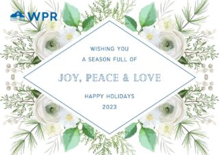 Wishing you all a Very Merry Christmas and a Happy New Year! 🥳🎄🎁 from #teamwpr