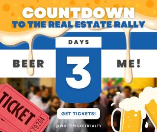 The countdown begins! Just 3 DAYS LEFT until The Real Estate Rally! 🍺⏳ Grab your tickets and meet us at Frost Town Brewing on Tuesday, Feb. 21st! Link in bio! 🔗